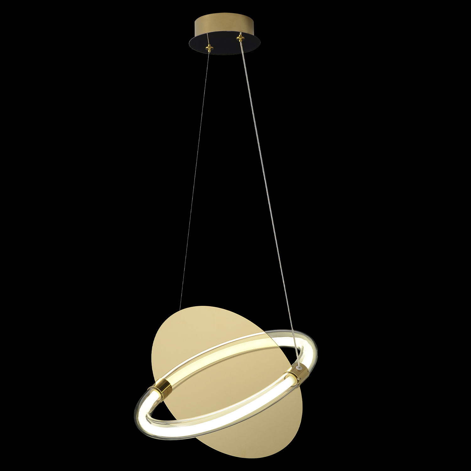 Подвесной светильник Crystal Lux NEBULA SP22W LED GOLD_CR