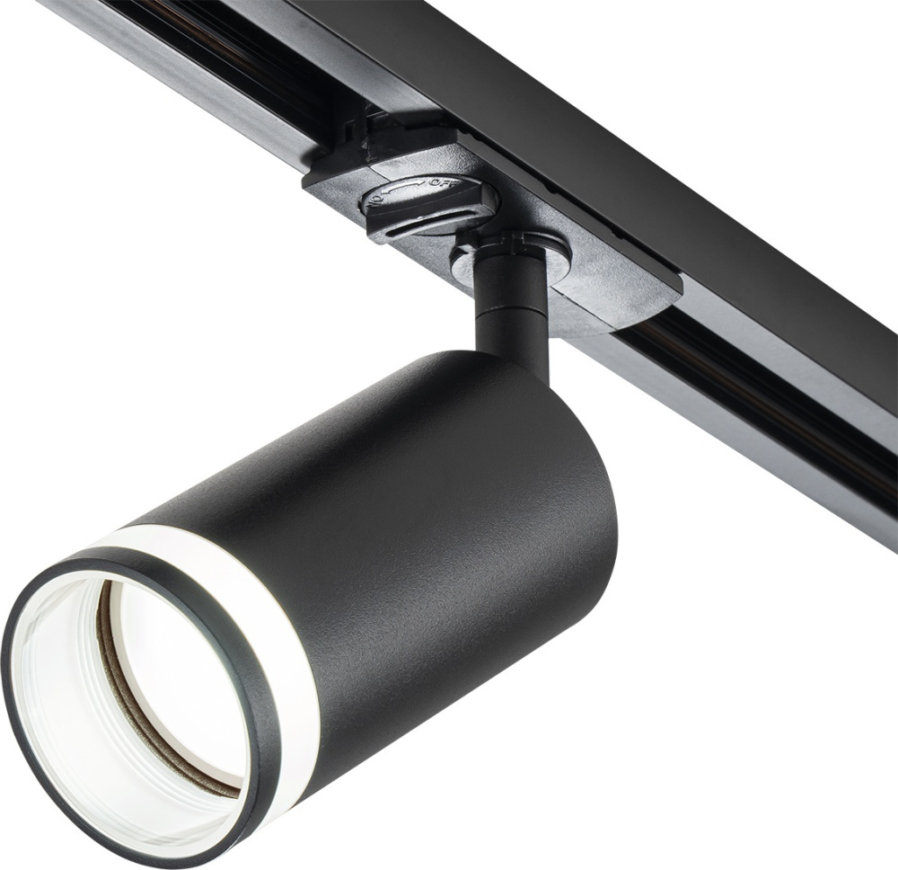 Трековый светильник однофазный 220V Escada 20016TRA/01 SBK_ESC