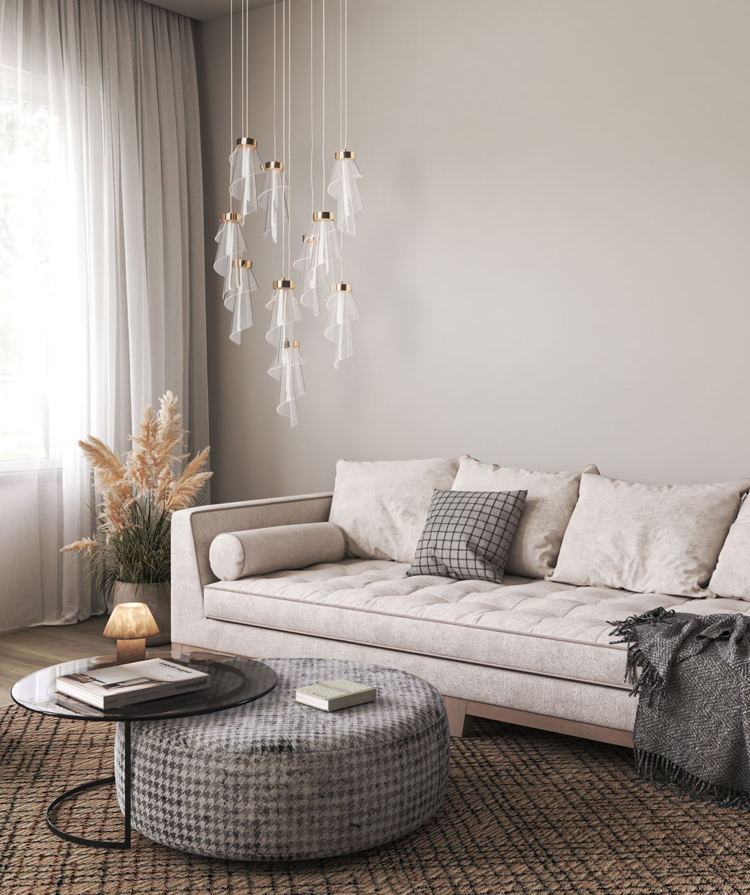 Подвесная люстра De City Конти 488013110_MW