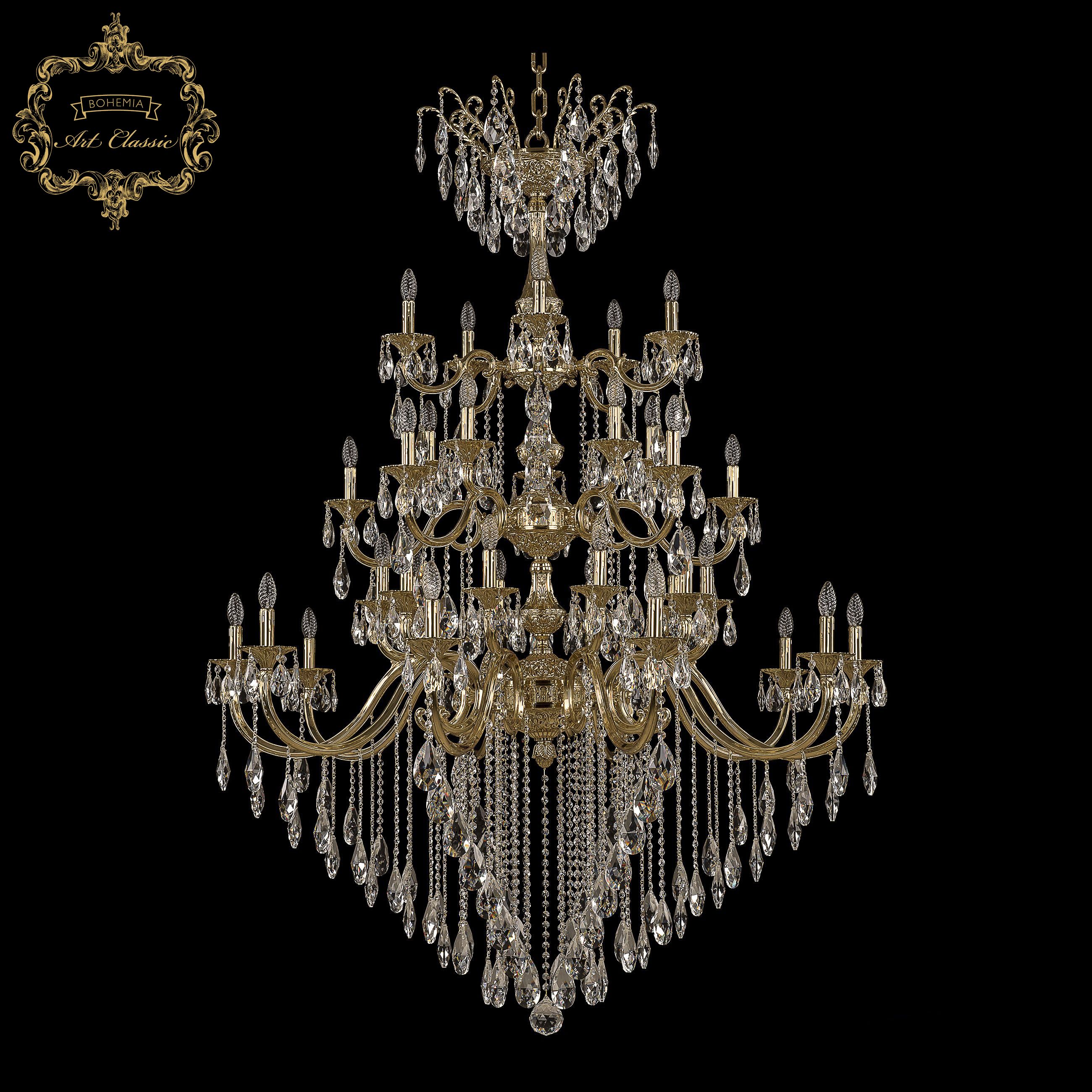 Подвесная люстра Bohemia Art Classic 31.2118.20+10+5.520.3d.B.G.Y1_BI
