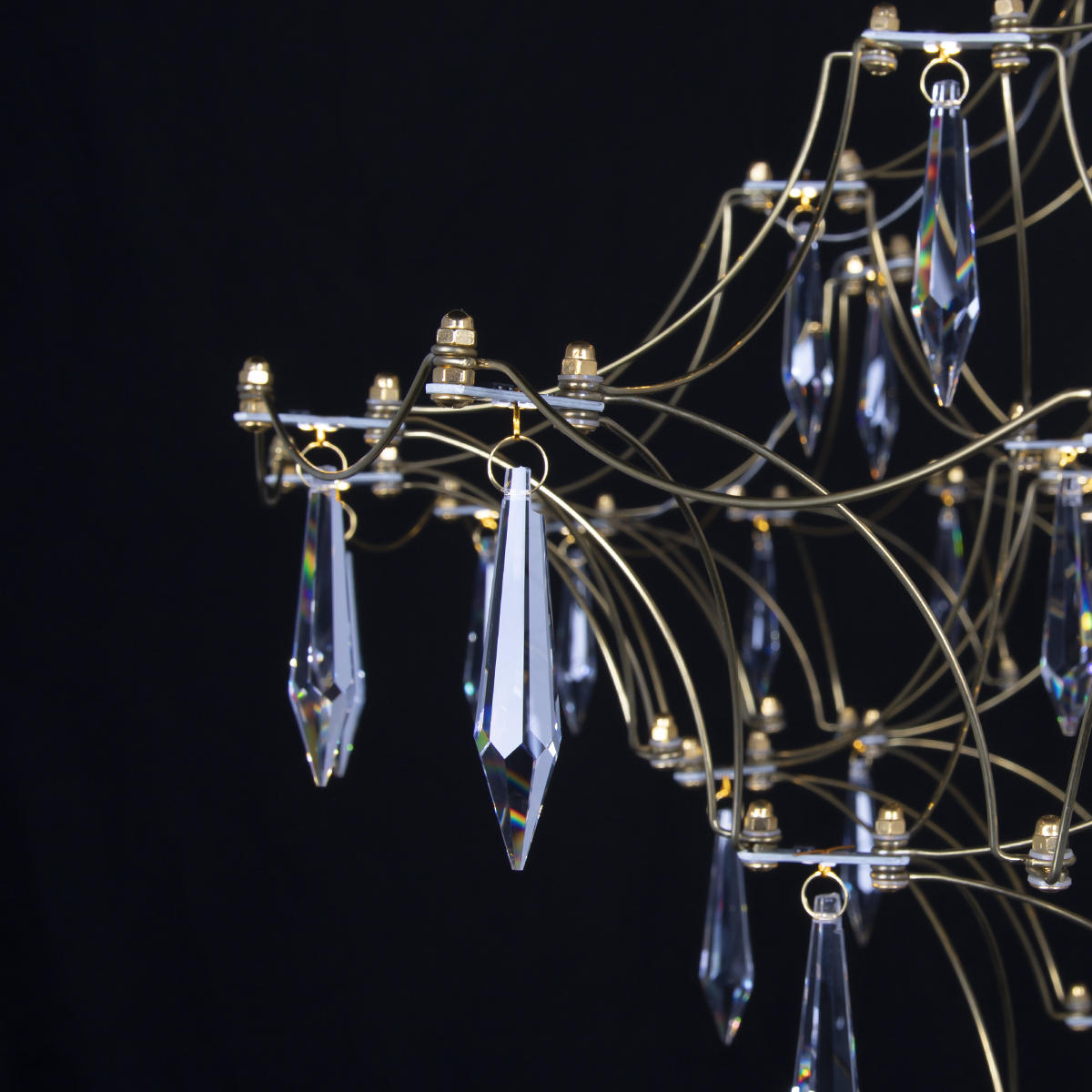 Подвесная люстра Loft IT Mira 10259/800 Gold Asfour_LF