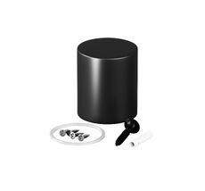 Торцевая металлическая заглушка Nemo черный Maytoni 20317_MY