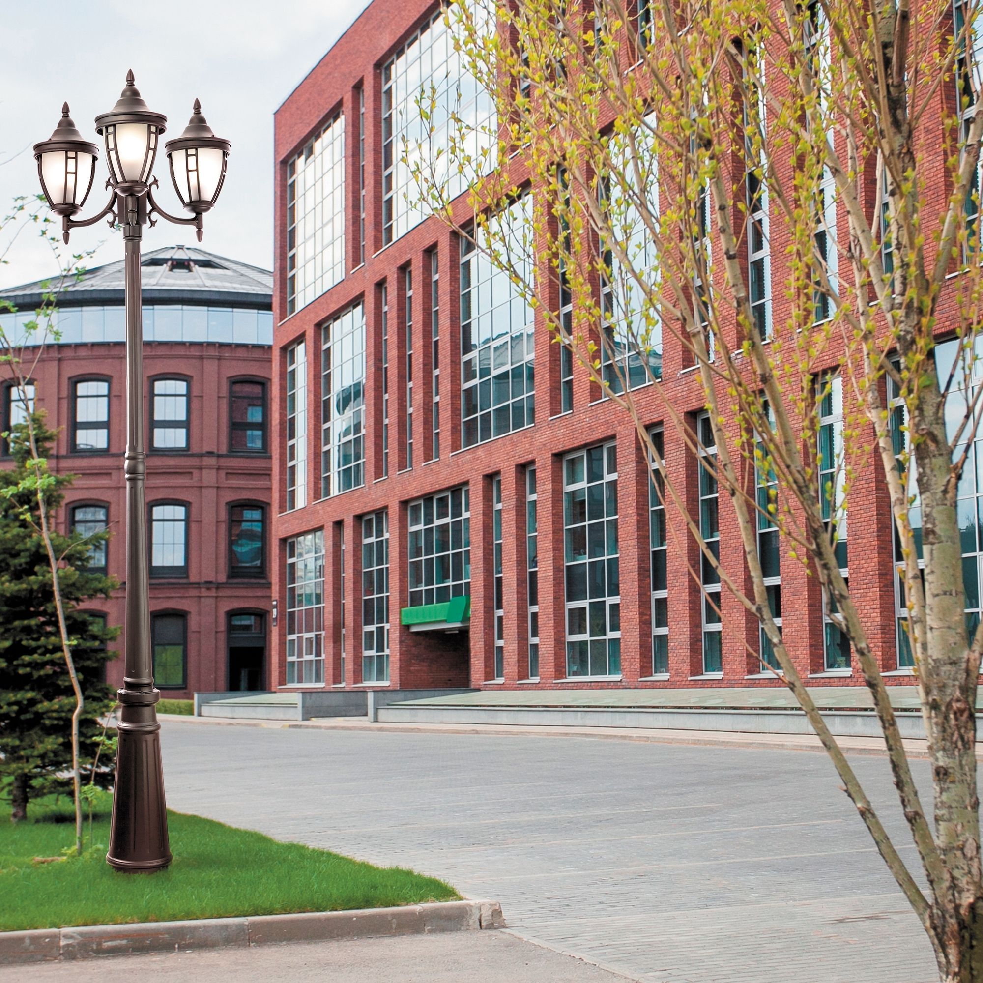 Фонарный столб Maytoni Rivoli O026FL-03B_MY