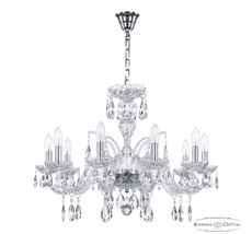 Хрустальная люстра Bohemia Ivele Crystal 118/10/240 Ni_BI