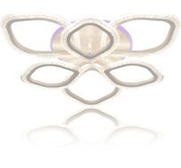 Люстра (+ночной режим) с пультом потолочная светодиодная 10251/6 LED*100+5W Escada 10251/6LED BL_ESC