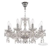 Хрустальная люстра Bohemia Ivele Crystal 116/8/195 Ni_BI