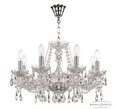Хрустальная люстра Bohemia Ivele Crystal 116/8/195 Ni_BI