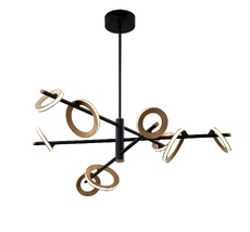 Потолочная люстра на штанге Favourite Imma 4322-9P