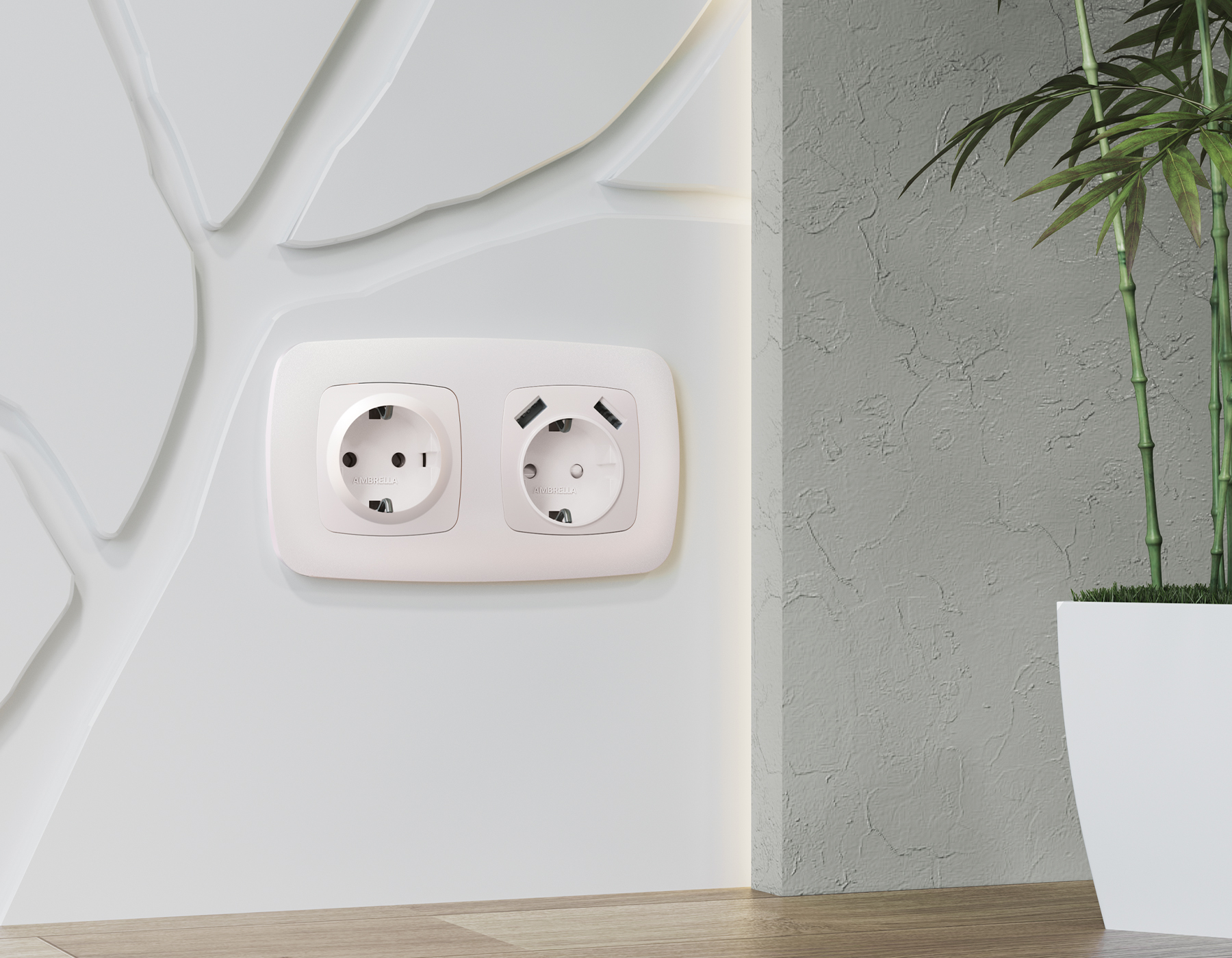 Рамка Ambrella Volt OMEGA Ecta OF140203_AMB