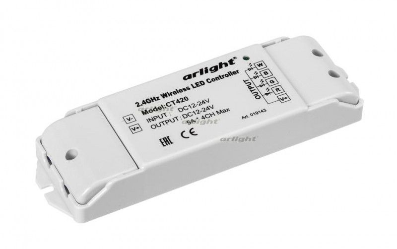 Контроллер CT420 (12-24V, 240-480W, 4CH) 019143_ARL