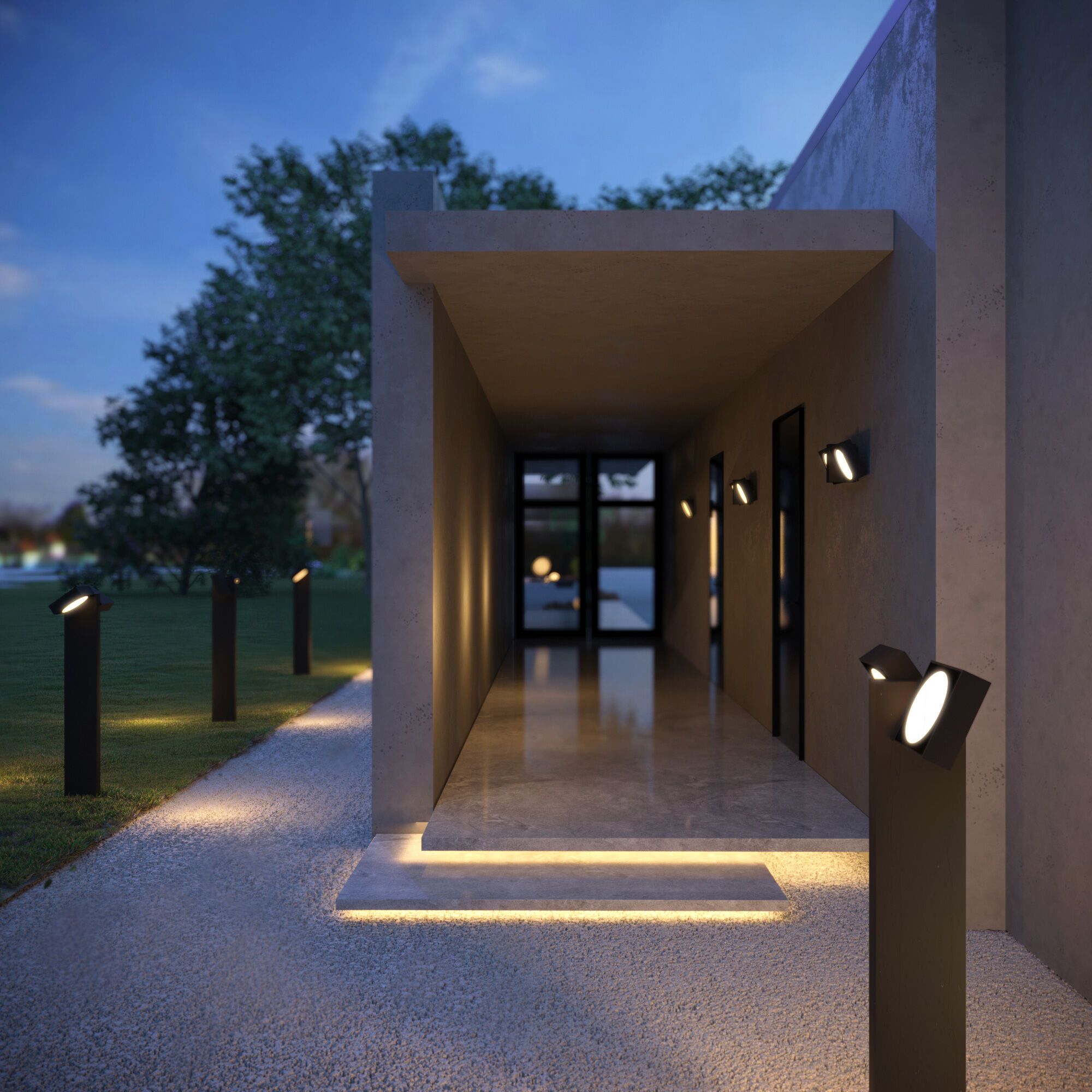 Уличный светильник Elektrostandard Twin a064383_ES