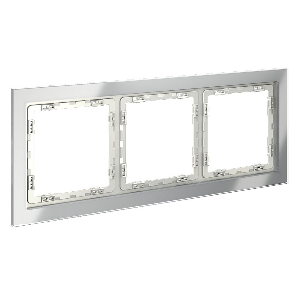 Рамка стеклянная VOLTUM S70 на 3 поста VLS110305