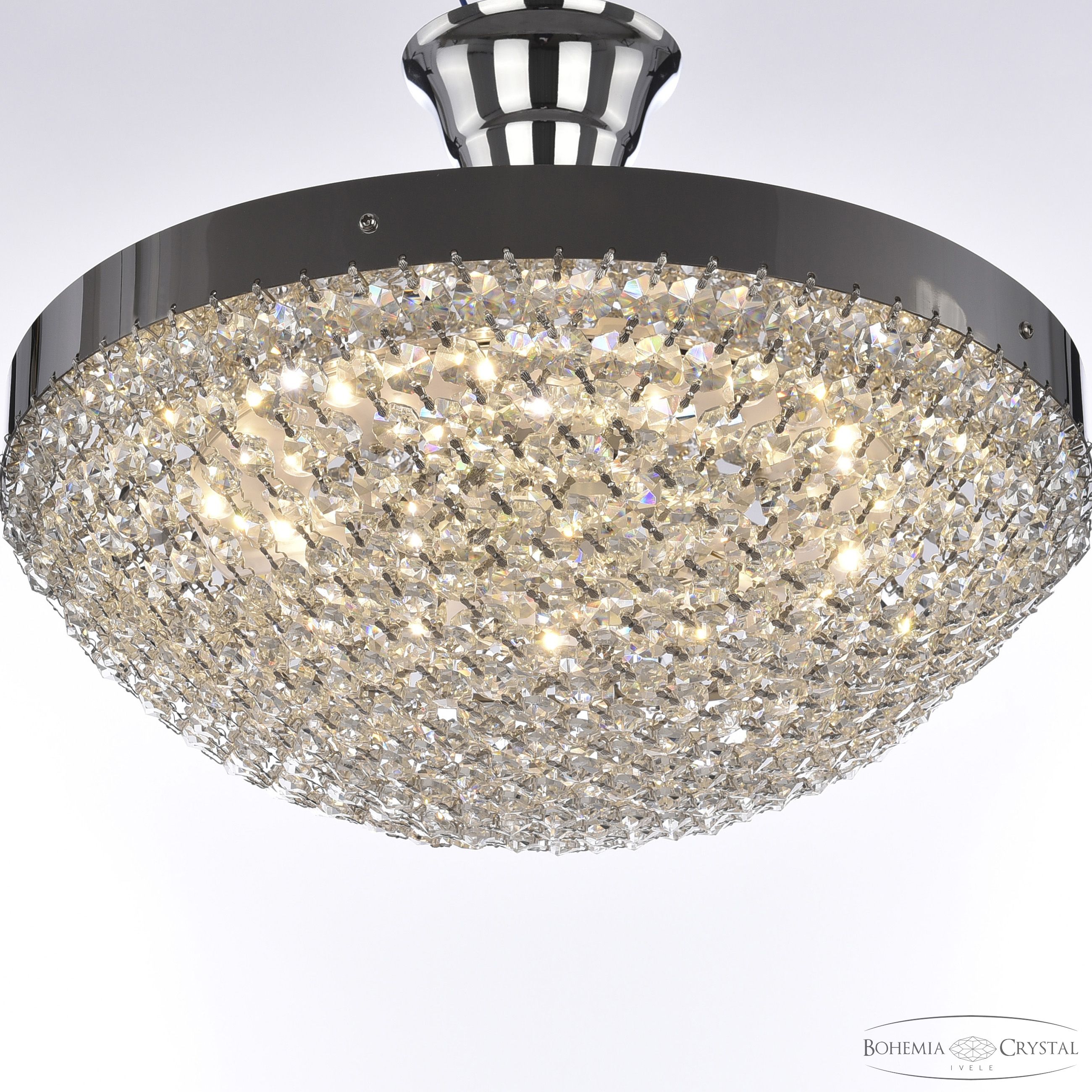 Хрустальная люстра Bohemia Ivele Crystal 19321/35NZ/LED-DIM Ni_BI