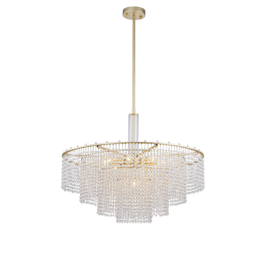 Потолочная люстра на штанге Favourite Fringe 4762-9P