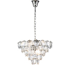 Люстра хрустальная подвесная (12010/11P Chrome) Indigo V000050