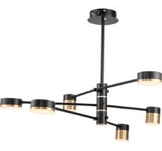 Потолочная люстра светодиодная с пультом регулировкой цветовой температуры и яркости ночным режимом Escada 10246/6LED_ESC