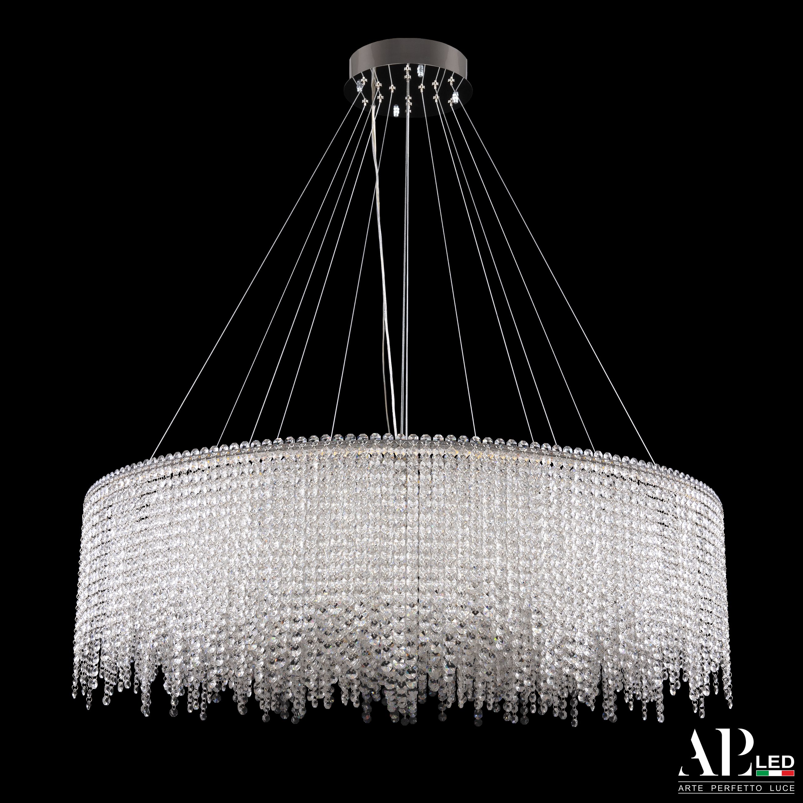 Хрустальная люстра APL LED Sicilia SH13.100.B.Ni.4000_BI