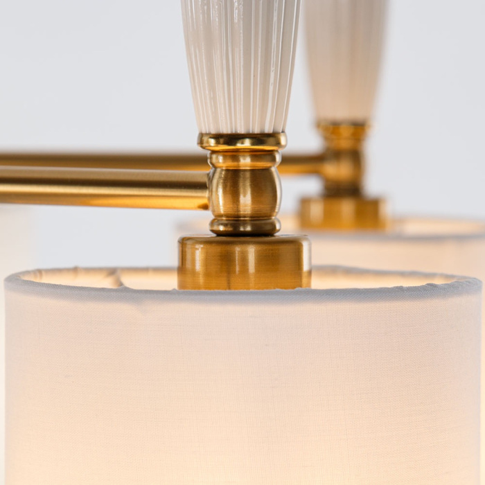 Потолочная люстра на штанге Arte Lamp Waverley A4102PL-8PB