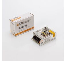 Блок питания SWG 24 вольт 40 ватт IP20 00000000127_SW