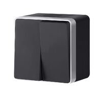 Выключатель двухклавишный влагозащищенный Werkel Gallant a051156_WR