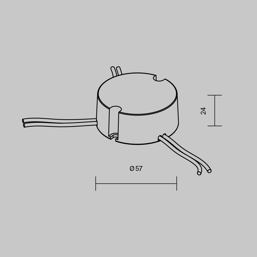 Источник тока DALI NFC DT6 100-500mA +PUSH DIM Maytoni 721029_MY