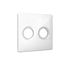 Лицевая панель ALFA для TV двойной розетки QUANT Ambrella Volt AP1133_AMB