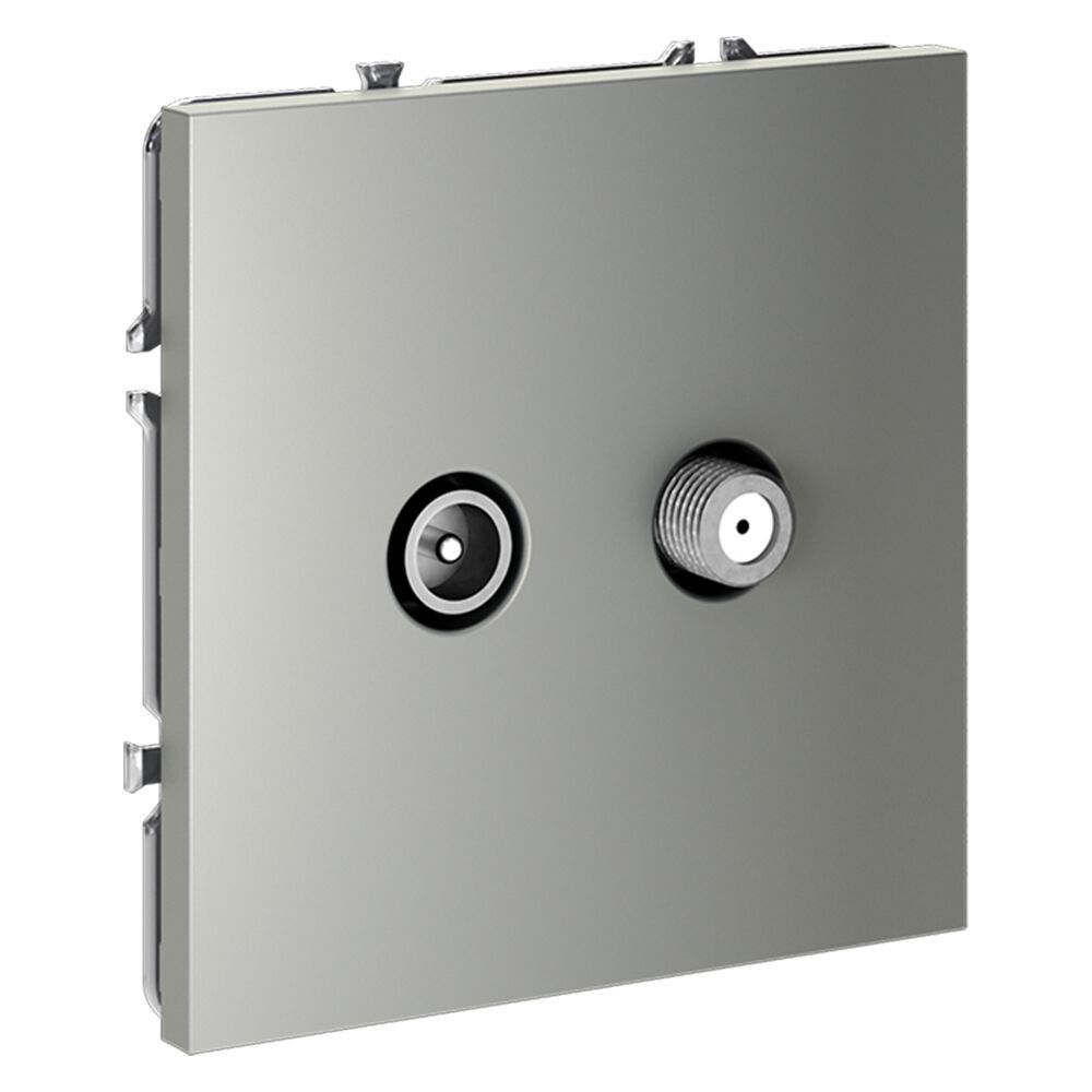 Розетка телевизионнная встраиваемая VOLTUM S70 оконечная TV+SAT VLS060405