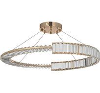 Подвесная люстра светодиодная хрустальная Arti Lampadari Carini L 1.5.80.101 G