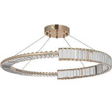 Подвесная люстра светодиодная хрустальная Arti Lampadari Carini L 1.5.80.101 G