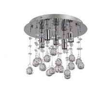Потолочный светильник Ideallux MOONLIGHT PL5 CROMO_IL