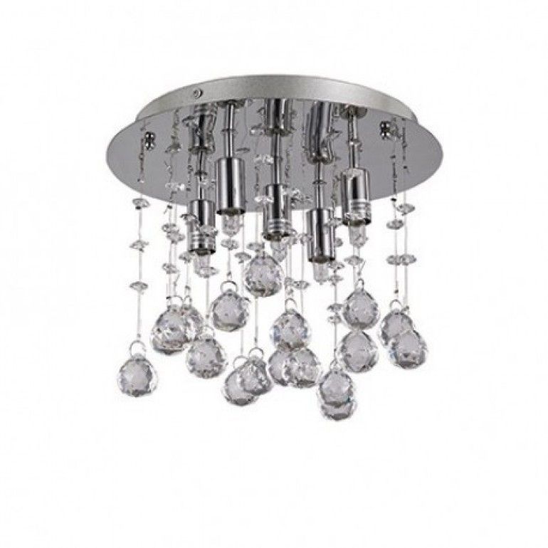Потолочный светильник Ideallux MOONLIGHT PL5 CROMO_IL