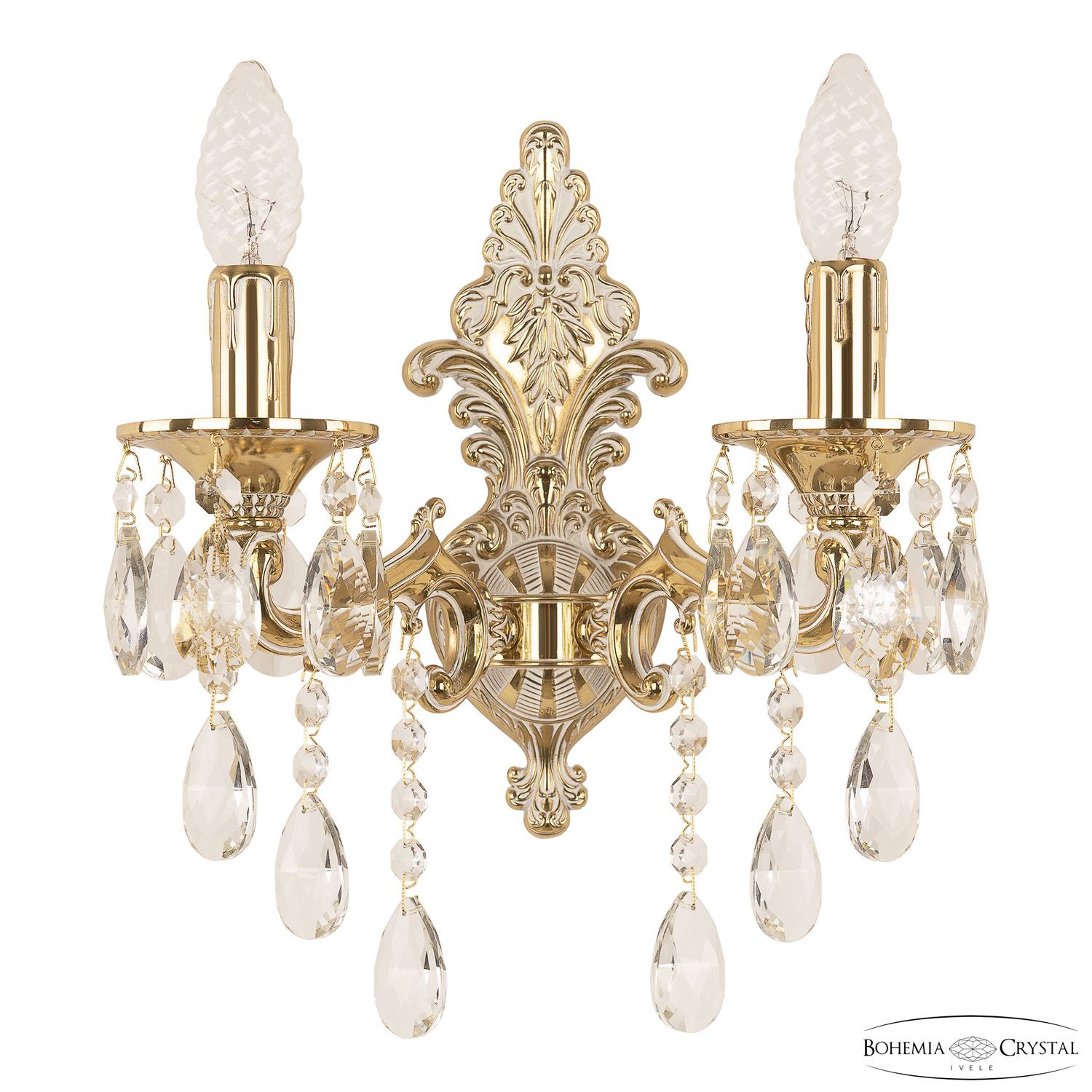 

Бра Bohemia Ivele Crystal 7302B13/2/125 B GW, 7302B13/2/125 B GW