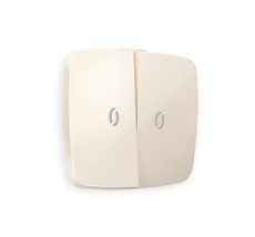 Лицевая панель для 2-клавишных выключателей с подсветкой QUANT Ambrella Volt OMEGA OP3040_AMB