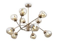 Люстра на штанге Freya Volani FR8017PL-10MG_MY