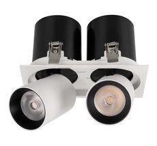 Встраиваемый светильник Arlight LGD-PULL-S100x200-2x10W Warm3000 (WH, 20 deg) 026194_ARL