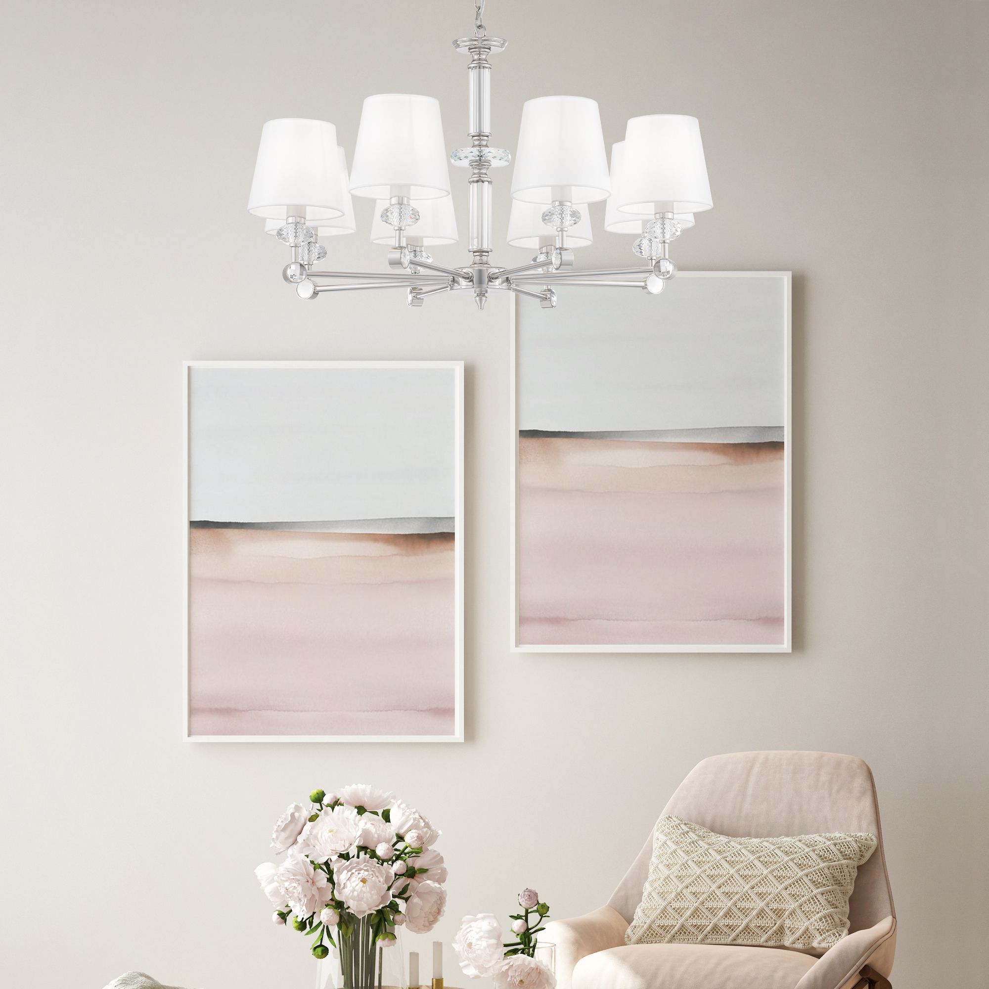 Подвесная люстра Maytoni Riverside MOD018PL-08CH_MY