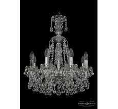 Хрустальная люстра Bohemia Ivele 1409/8/160/XL-60 Ni_BI
