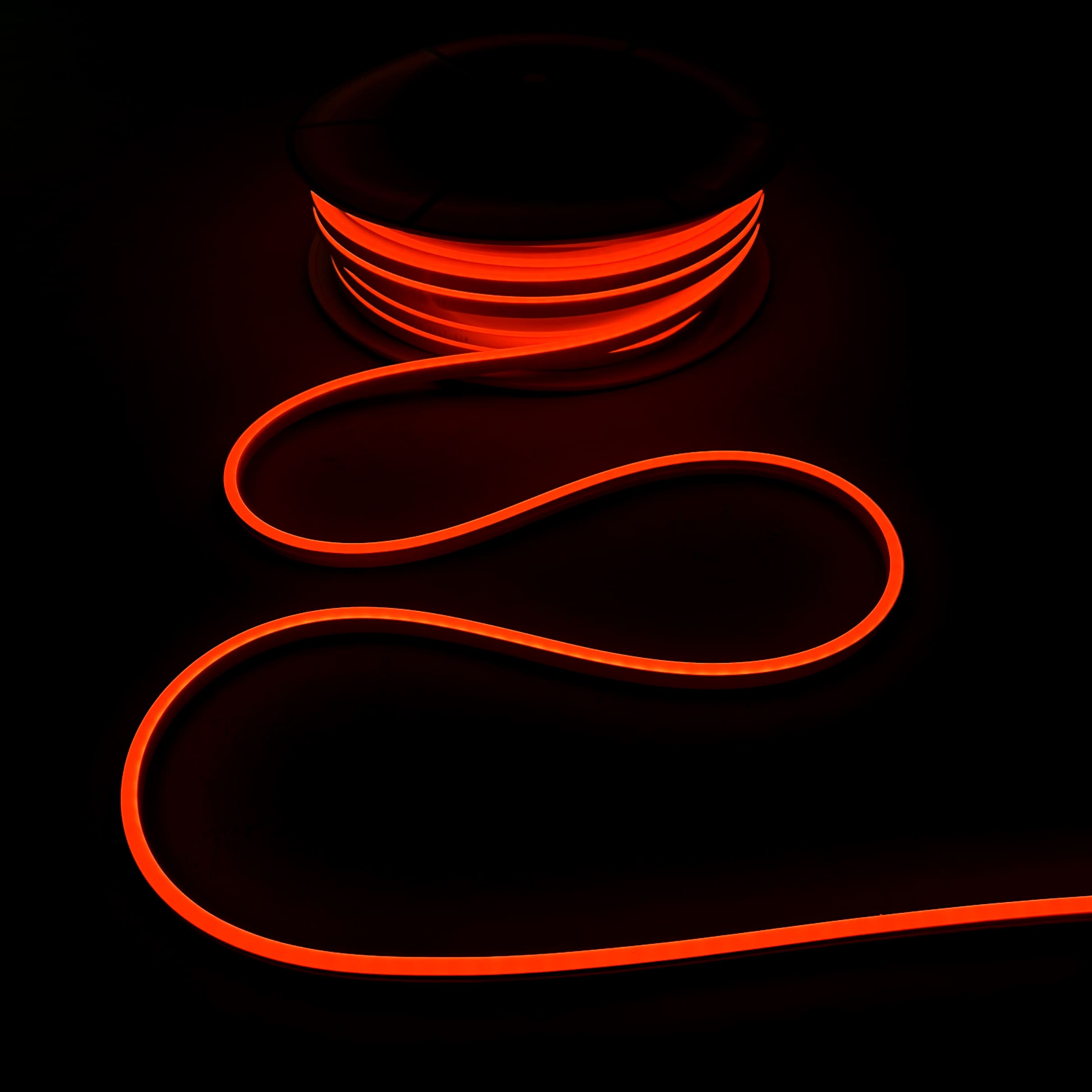 Односторонний Гибкий Неон 6х12мм Оранжевый 12В, IP65 LTC FR-23530 FR-23530