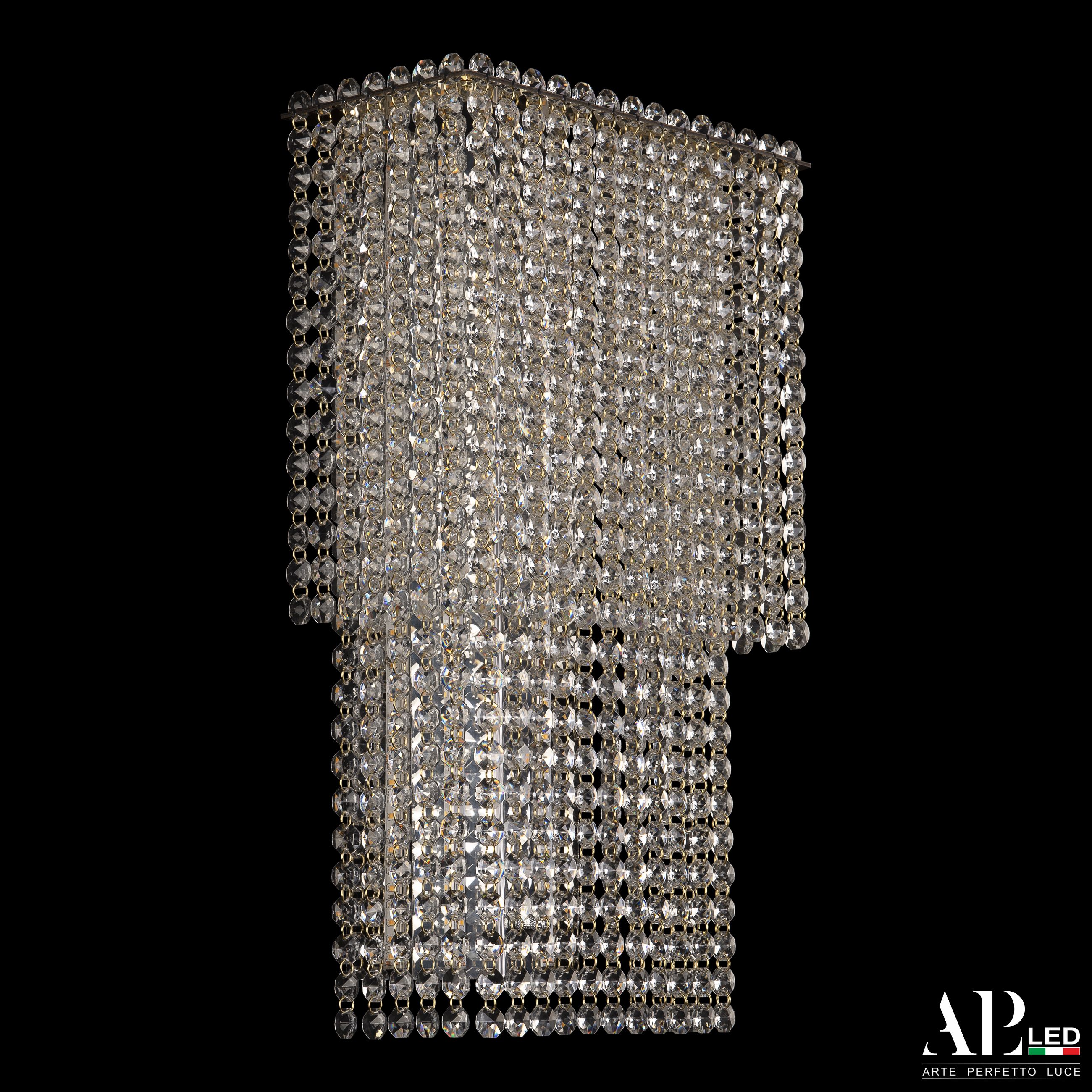 Настенный светильник APL LED Sicilia SH500.B3.25-45.A.Gd.3000_BI