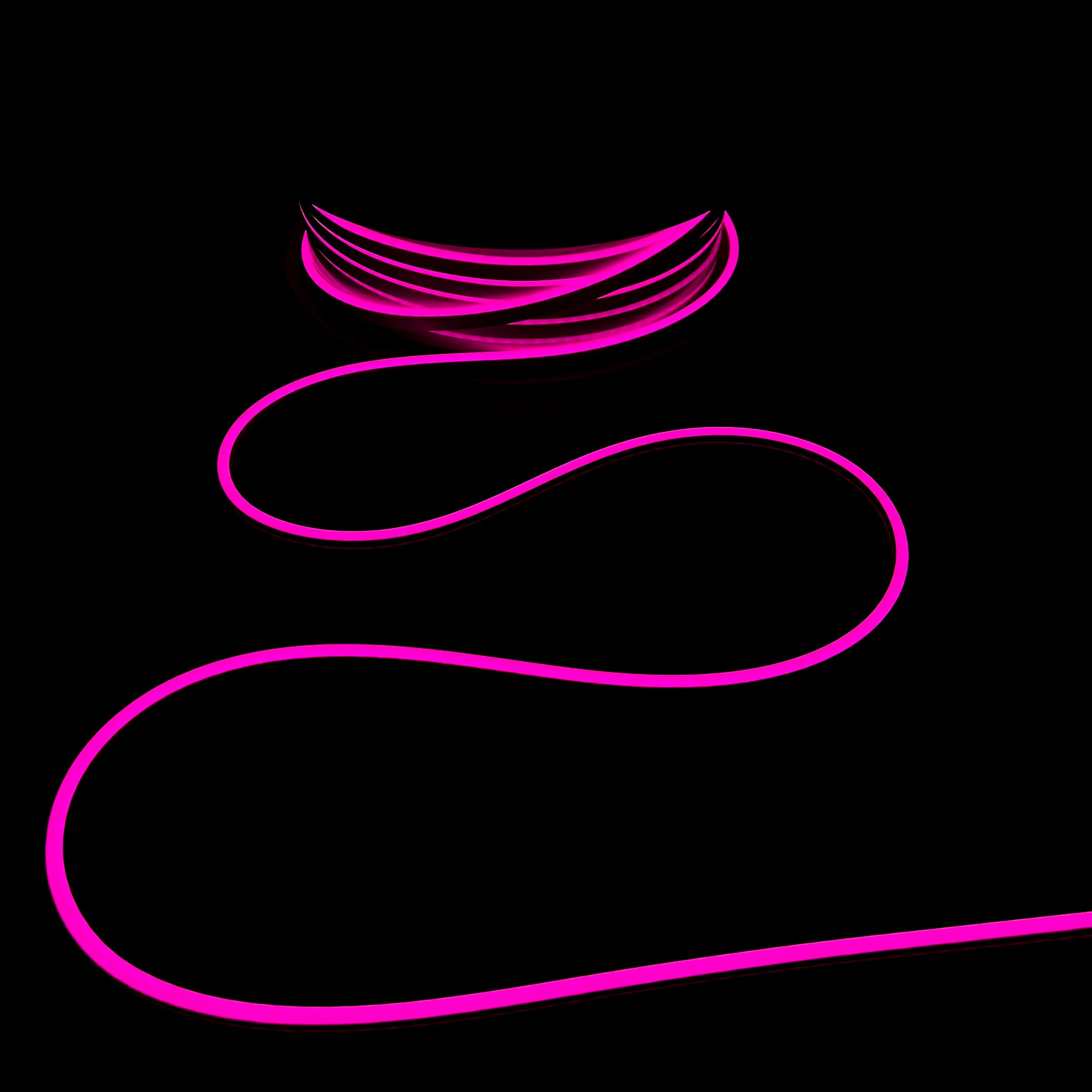 Односторонний Гибкий Неон 6х12мм Розовый 12В, IP65 LTC FR-23527 FR-23527