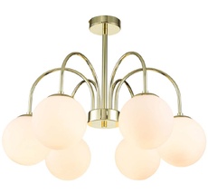 Потолочная люстра молекулы на штанге Indigo V000325