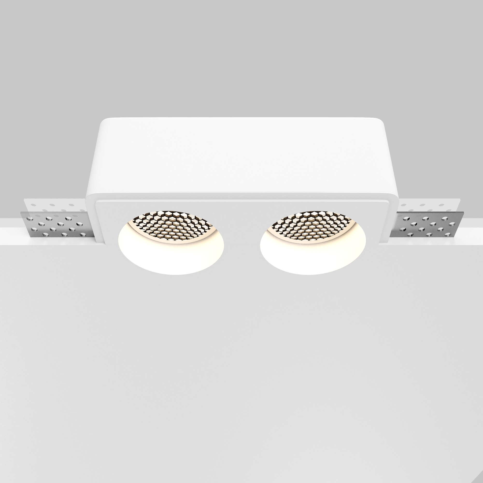 Встраиваемый светильник Maytoni Gyps Modern DL123-GU10-02-W_MY