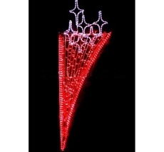 Светодиодная Консоль Факел, 75 x 200, Красная, 220В LTC LC-13414