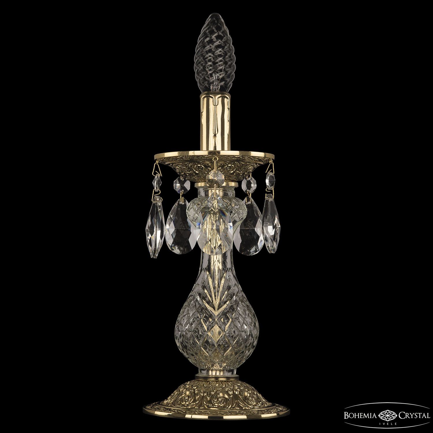 

Настольная лампа Bohemia Ivele Crystal 16000L/1-26 G, 16000L/1-26 G