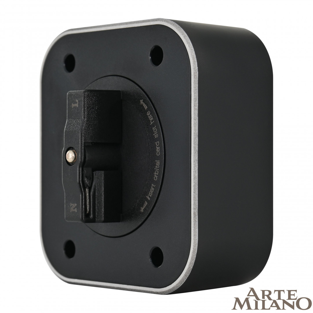 Трековая розетка Arte Milano track-sockets 380022TS/USBx2 Black