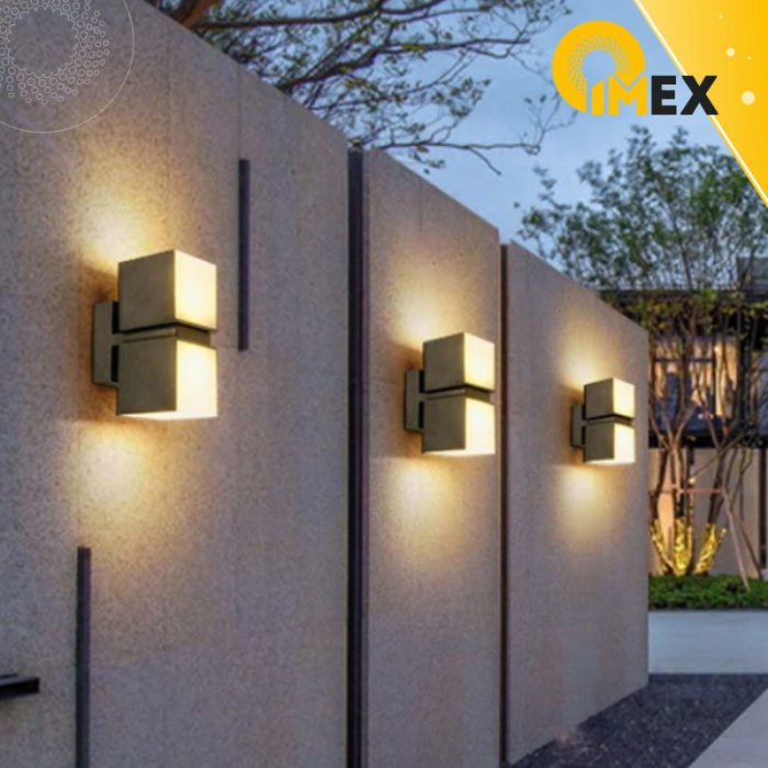 Уличный настенный светильник IP54 LED 2*6W Imex IL.0014.0026-2-BK_IM