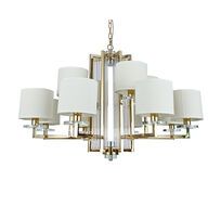 Подвесная люстра Newport 35408+4/C gold без абажуров_NP