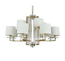 Подвесная люстра Newport 35408+4/C gold без абажуров_NP