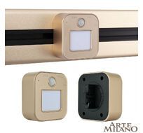Трековый светильник Arte Milano track-sockets 380022TLS/LWS Gold