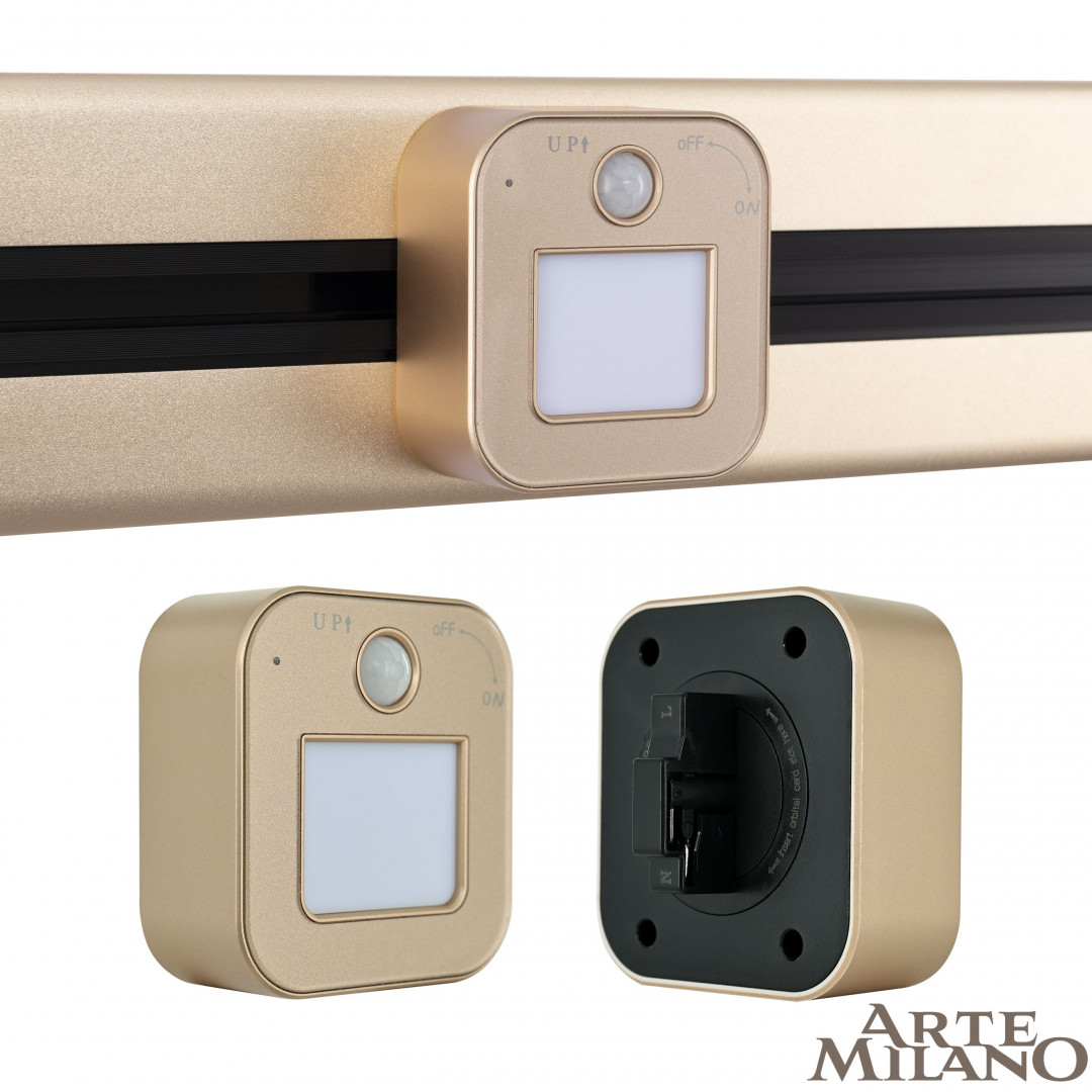 Трековый светильник Arte Milano track-sockets 380022TLS/LWS Gold
